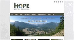 Desktop Screenshot of hopebc.ca