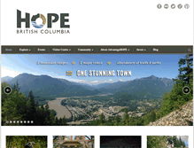 Tablet Screenshot of hopebc.ca