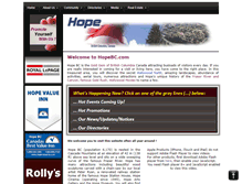 Tablet Screenshot of hopebc.com